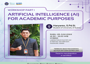 Menghadapi Tantangan dan Peluang di Era Digital, PLB UNY Gelar Workshop Artificial Intelligence (AI) for Academic Purposes